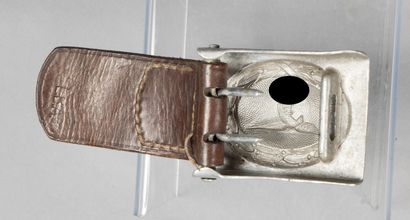 null LUFTWAFFE. Belt buckle made of aluminium, marked twice with a diamond-shaped...