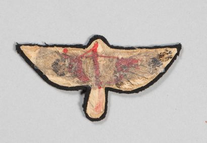 null Airline non-commissioned officer's insignia embroidered with red thread and...