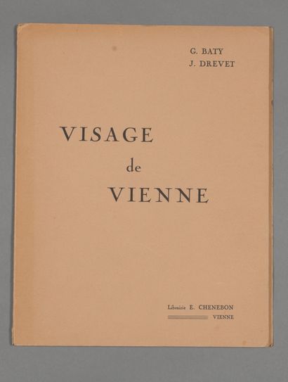 null Isère. Joannès Drevet. Visage de Vienne. Texte de Gaston Baty. Eau-forte et...