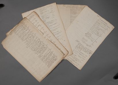 null Littérature du XVIIIe. 1 manuscrit et 3 lettres.

- Charles Jean François Hénault...