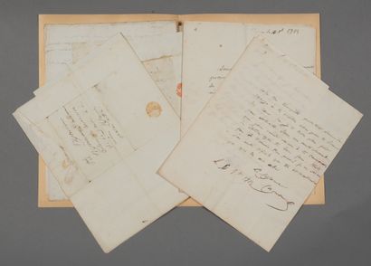 null [Duel]. 8 documents, octobre 1813.

Dossier sur le duel qui opposa d'Arlincourt,...