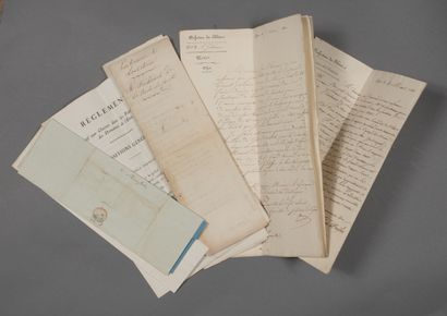 null Louveterie. Dossier sur la nomination d'un lieutenant de louveterie en 1819.

-...