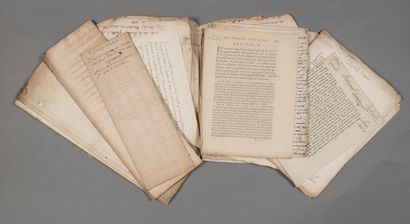 null Côte d'Or. Diverses lettres et manuscrits XVIIe-XIXe.

- 3 manuscrits de 1695...