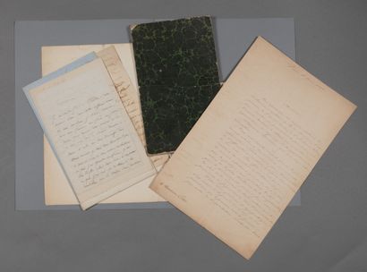 null Antoine Etex]. 21 lettres et 1 manuscrit.

- Lettre de la Commission impériale...