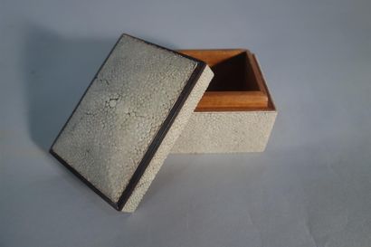 null FRENCH WORK 1930

Box with a quadrangular body entirely sheathed in shagreen...