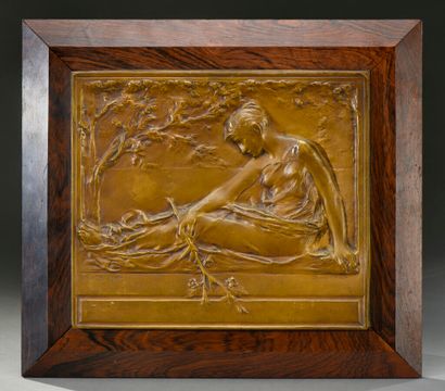 null Charles VAN DER STAPPEN (1843-1910) & SUSSE FRERES (publisher) 

Bronze bas-relief...