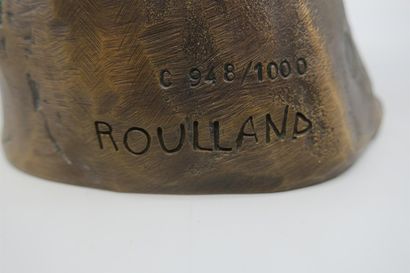 null Jean ROULLAND (né en 1931)

" Hippocrate ". 

Épreuve en bronze à patine mordoré...