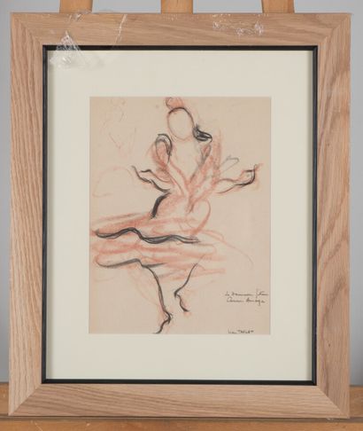 Jean Target (1910-1997). 
La danseuse gitane...