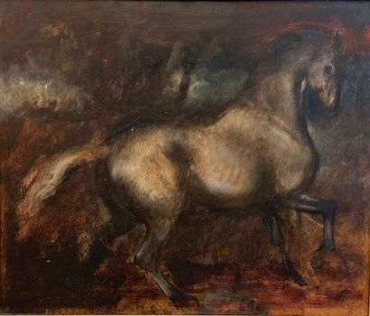 Lampo (?) (20th century).

Horse.

Oil on...