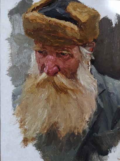 null Grigory Bulgakov (born in 1916).

Study of a bearded man.

Oil on cardboard.

Label...