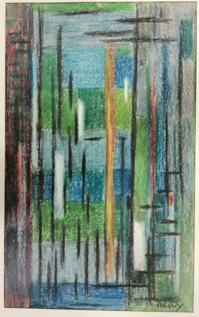 Paul REGNY (1918-2013).

Untitled.

Oil pastel...
