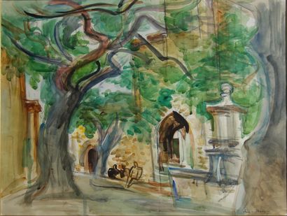 André Planson (1898-1981)

The shady square

Watercolour...