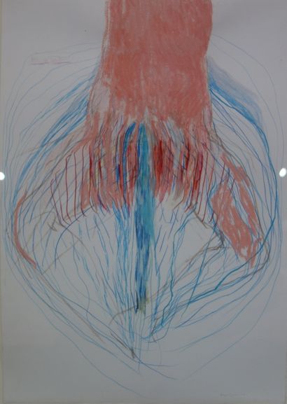 null Awena Cozannet (born in 1974)

Being this rock

Pastel on paper

Signed lower...