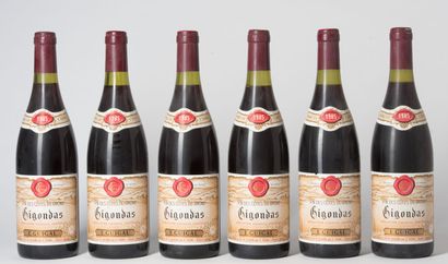 null 6 B GIGONDAS (2 l.s.; 1 t.s.) Guigal 1985