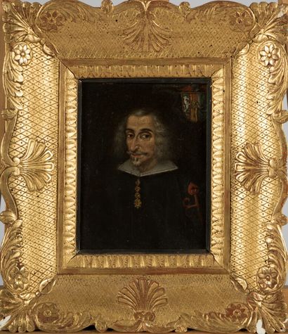 ECOLE ESPAGNOLE du XVIIe siècle 
Portrait...