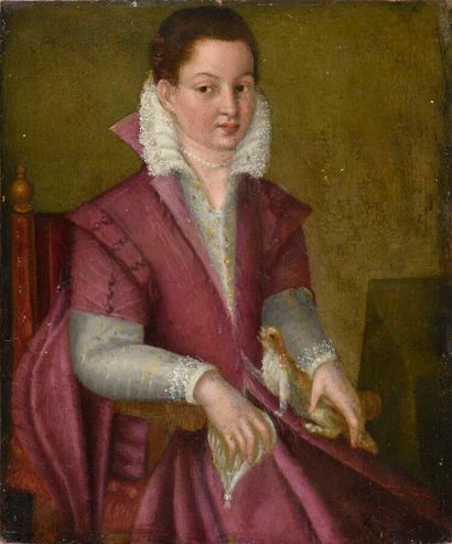  FONTANA Lavinia (Ecole de) (1552 - 1614)

Jeune femme en robe rose avec son petit... Gazette Drouot