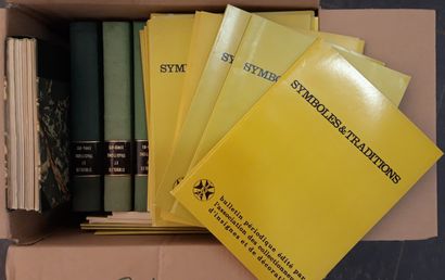 null Lot composé de revues « Symboles et traditions », 9 volumes reliés de 1968 à...