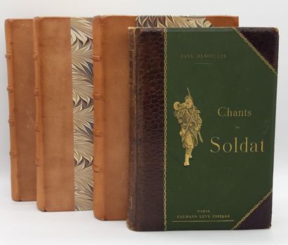 null Lot composé des « Carnets de le Fourragère » 3 tomes reliés années de 1924 à...