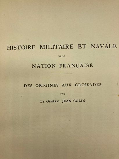 null Généraux Colin, Reboule, Mangin, Histoire militaire et navale de la Nation Française,...