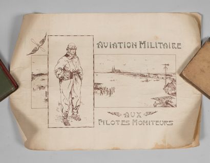 null Aviation : Brevet papier de l'école d'aviation militaire de Chartres au Caporal...