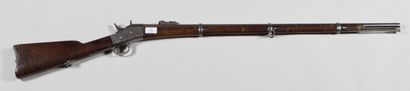 null Fusil Remington, marqué sur la queue de culasse " 1864-1868 ", marquage bois...
