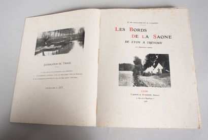 null ROLLAND E. de & D. CLOUZET. LES BORDS DE LA SAÔNE DE LYON A TRÉVOUX. 227 illustrations...