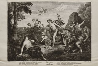 null Jean MOYREAU (1691-1762)

Bacchus et Ariadne d'après Boullogne l'aîné. 

Eau-forte....