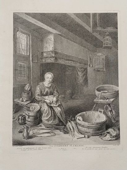 null Imagerie de la rue Saint Jacques, XVIIIe siècle

La cuisinière flamande

Gravure...