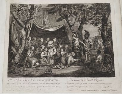 null D'après Charles LE BRUN (1619-1690)

2 planches des Batailles d'Alexandre, publiées...