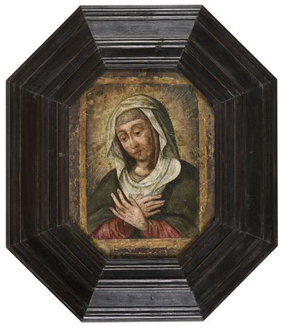 null ECOLE FRANCAISE ou FLAMANDE

Fin du XVIe siècle

Vierge en prière

Huile sur...