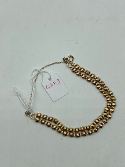 null BRACELET in yellow gold. 11,6 gr (one metal ring)

LOT SOLD ON DESIGNATION,...