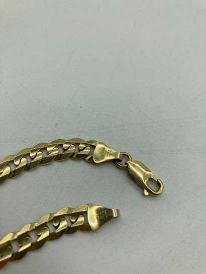 null CHAIN in 14 K yellow gold. 33,6 gr. AC 

LOT SOLD ON DESIGNATION, NOT PRESENT...