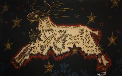 null Jean Lurçat (1892-1966)

The goat with stars

Print on canvas. Signed. 

H....