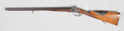 null Fusil de chasse à deux coups, platines gravées « BLANCHARD breveté à Paris »,...