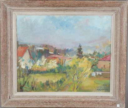 null Marceau GATTAZ (1901-1993).

Spring landscape.

Oil on canvas pasted on cardboard.

Signed...
