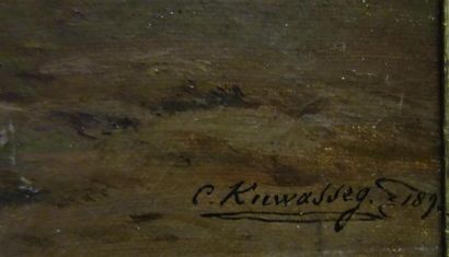 null Charles Kuwasseg (1838-1904).

Paysage, 1893.

Huile sur toile.

Signé, daté...