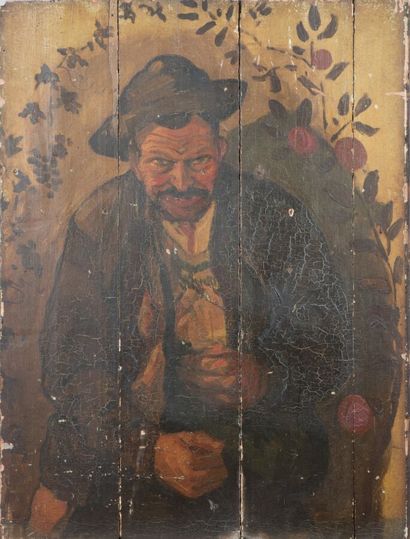 null Jules GARNIER (XIXe siècle).

Portrait de Léopold.

Huile sur panneau (planches...