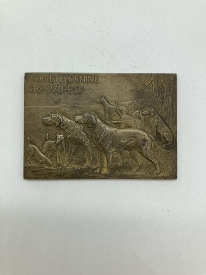null Société canine du Sud-Est. 

Médaille pour le concours de chiens de luxe, Lyon...