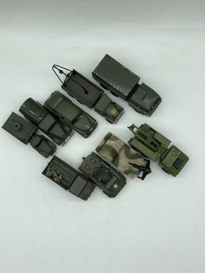 null Armée américaine, Solido (x5), matchbox (x2), dinki-toys (x1)

Lot de 9 

Métal....