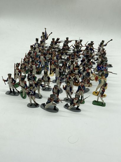 null Ist Empire, Foot soldiers, modern and ancient, plastic, various states, lot...