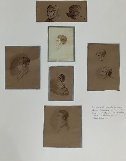 null Ecole française du XIXème siècle.

Portraits.

Ensemble de 6 oeuvres présentées...