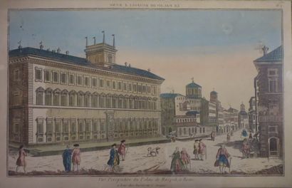 null Imagerie de la rue Saint-Jacques, XVIIIe siècle

Lot de 4 vues optiques. Gravures...