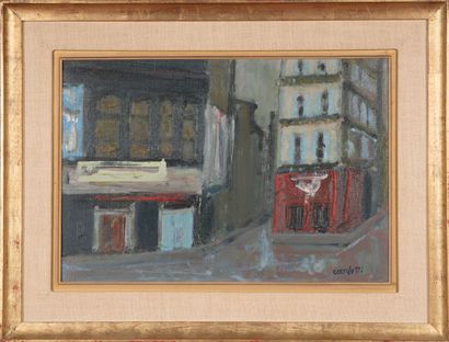 Jean Albert CARLOTTI (1909-2003). 
Rue Mercière/Rue...