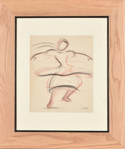 Jean TARGET (1910-1997). 
Dancer. 
Pencils...