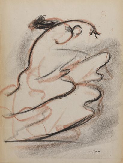 null Jean TARGET (1910-1997).

Danseuse de flamenco.

Crayons sur papier.

Signé...