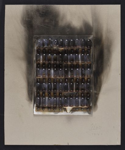 CÉSAR (1921-1998). 
Combustion, 1971. 
Accumulation...