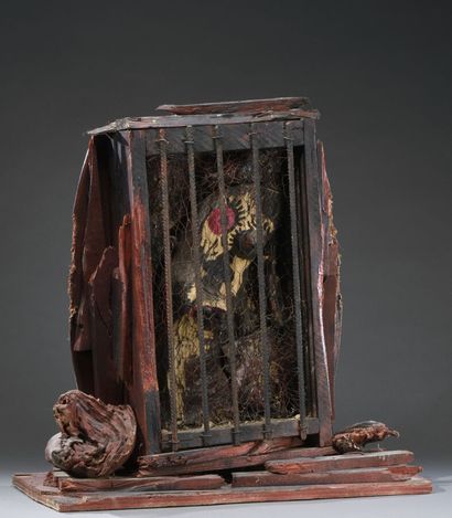 null Dominique LICCIA (born in 1953).

Untitled, 1993.

Assemblage of painted wood,...