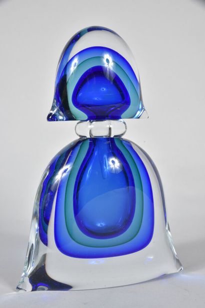Sergio NARAN 
Bottle with flattened and curved...