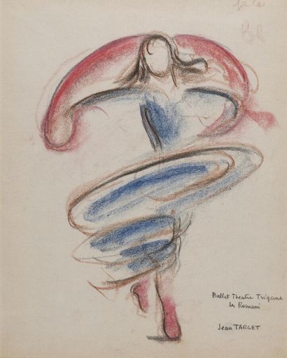 Jean TARGET (1910-1997). 
Ballet du théâtre...