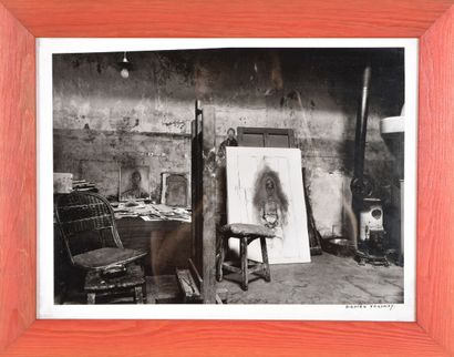 Daniel FRASNAY (1928-2019). 
Atelier de Giacometti...